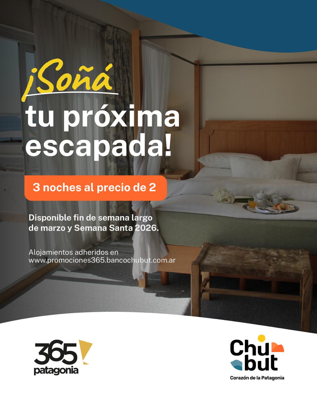 Chubut invita a disfrutar el fin de semana largo con promociones y experiencias únicas en toda la provincia