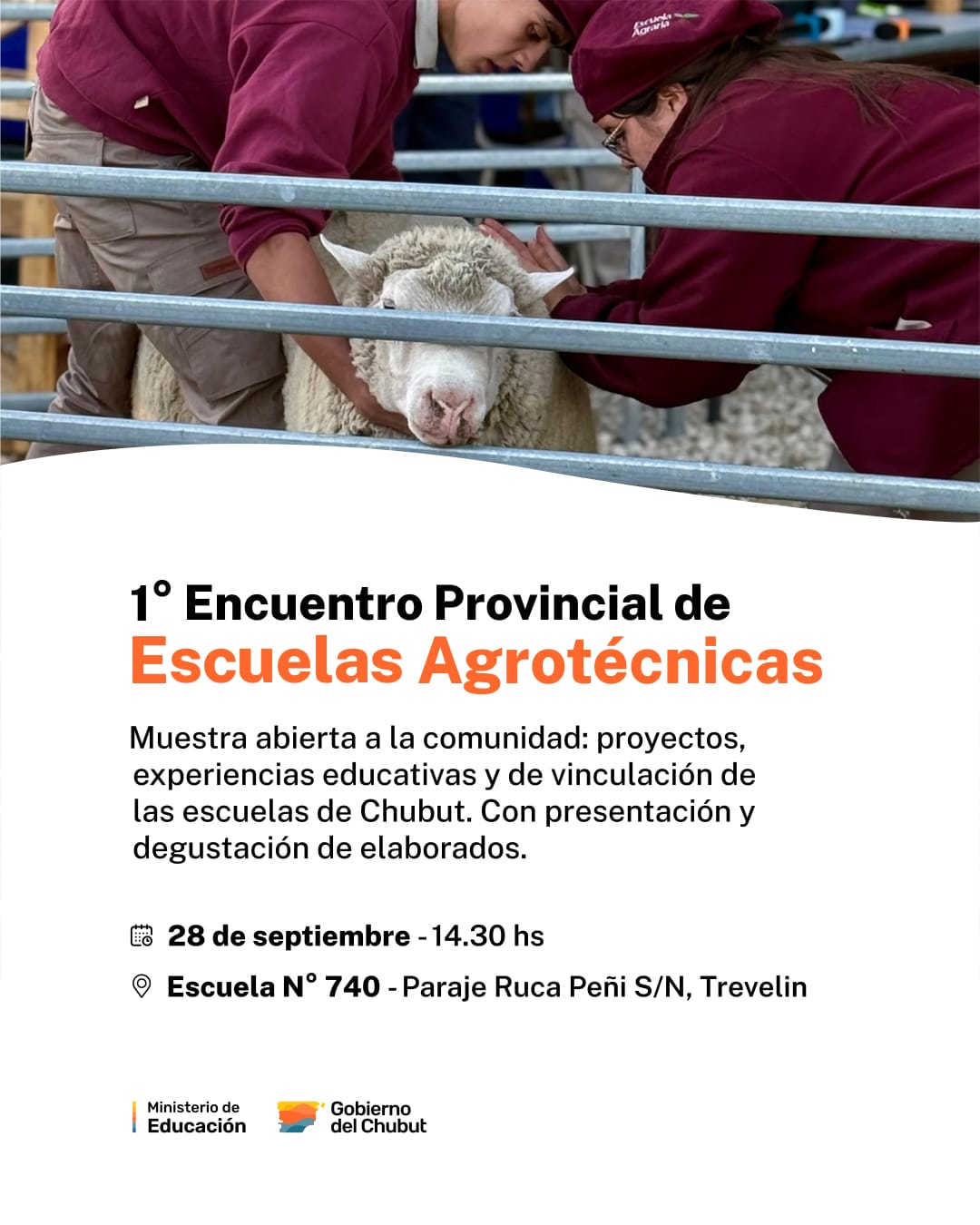 Provincia realiza en Trevelin el 1º Encuentro Provincial de Escuelas Agrotécnicas Provincia realiza en Trevelin el 1º Encuentro Provincial de Escuelas Agrotécnicas