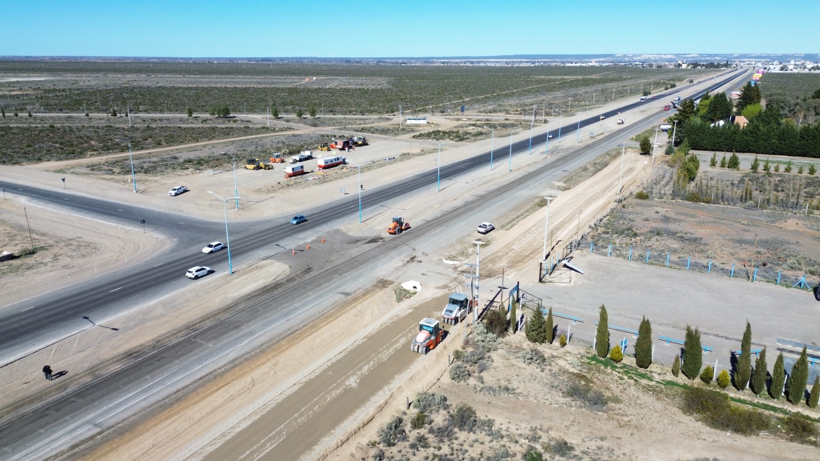 Avanza la última etapa de la obra de finalización de la Doble Trocha Madryn-Trelew Avanza la última etapa de la obra de finalización de la Doble Trocha Madryn-Trelew