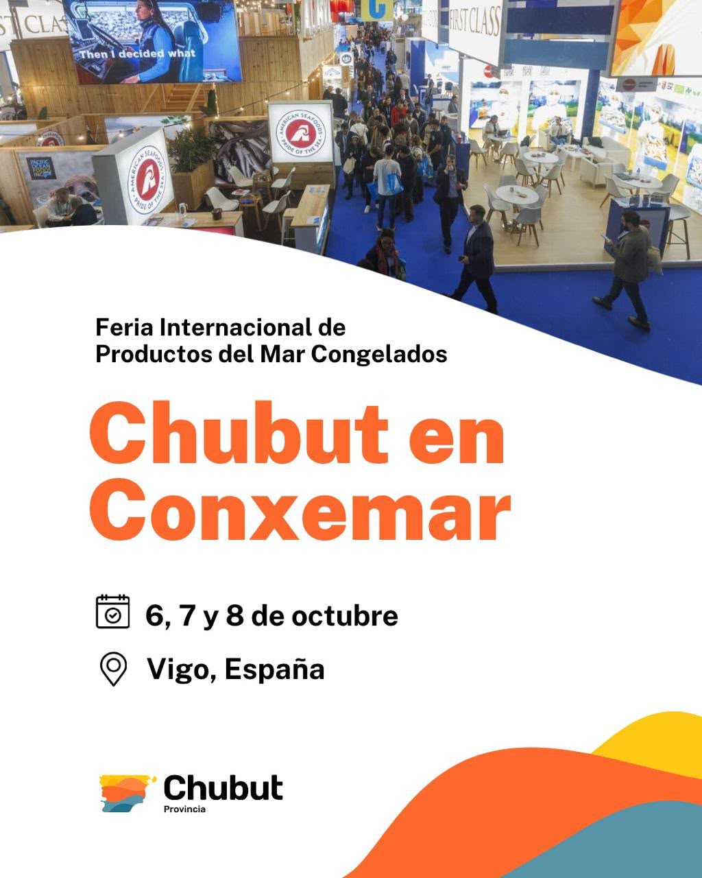 Chubut muestra al mundo el potencial de su pesca en Conxemar 2026
